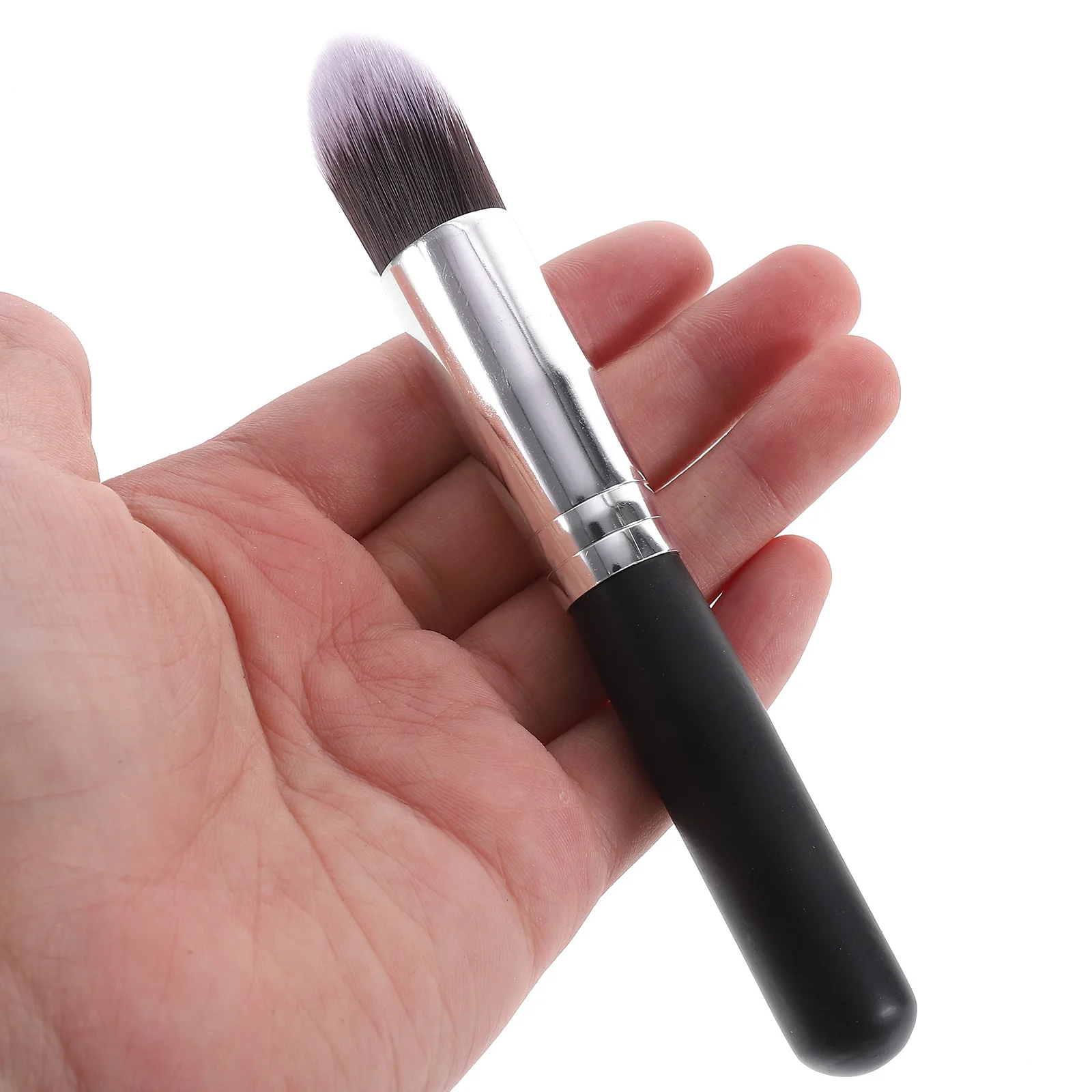 10개 브러쉬 세트 전문가급 품질의 조밀한 합성모 손쉬운 그립감의 굵은 손잡이로 데일리 메이크업 블러셔 브론저 아이라이너용