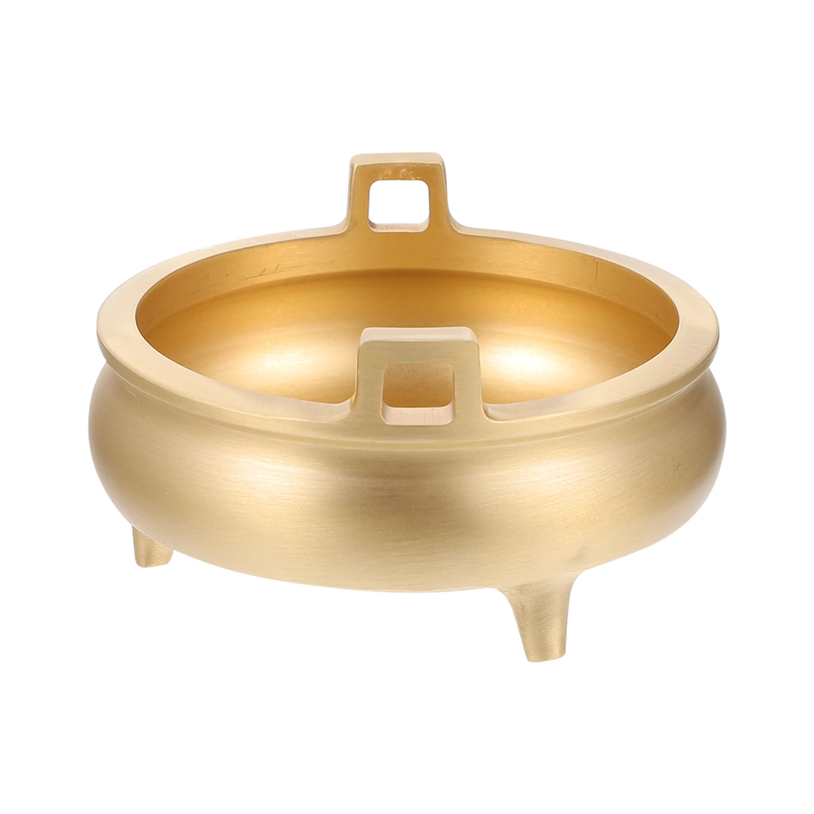 

Copper Incense Burner Ornament Retro Home Decor Meditation Sleep Portable Censer Supply Ornamental