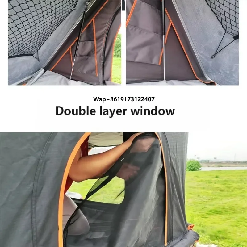 

2-3 Person Four-season ABS Hardshell Aluminum Telescopic Ladder Waterproof Car Roof Top Tent for Camping Sale