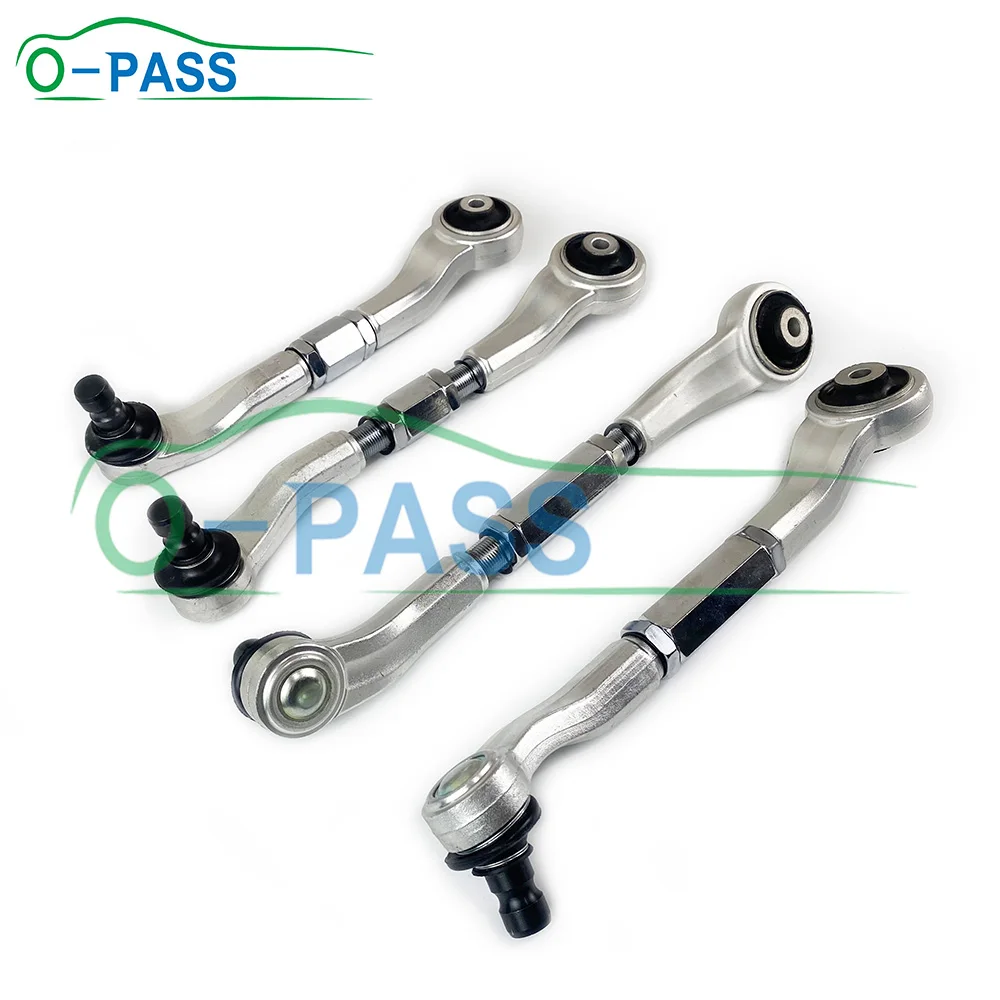 OPASS Front Camber Control arm For AUDI A6 4F C6 A8 D3 4E RS6 VW Phaeton 3D 4E0407505D 4E0407509D Adjustable Forward Rearward