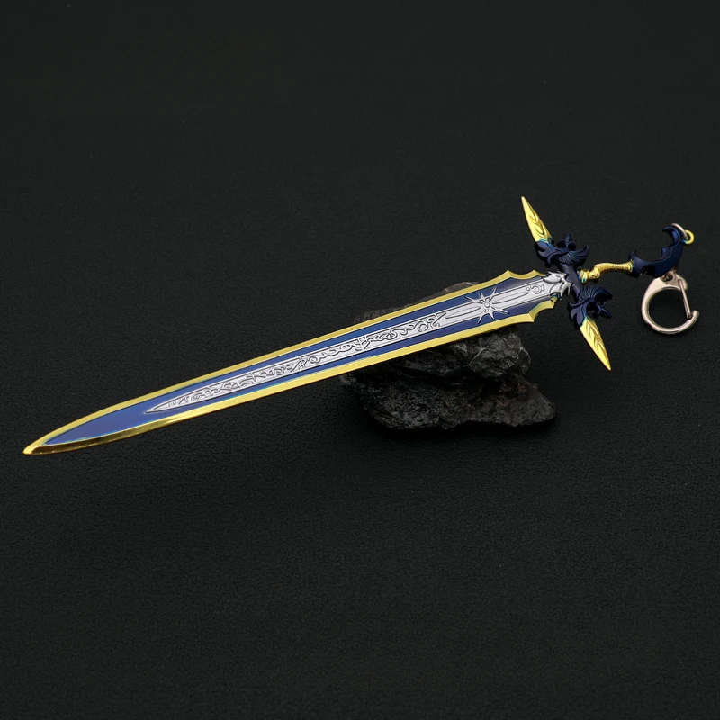 Arma Medieval Fantasy para Meninos, Espada Final, Faca de brinquedo de lâmina sem cortes, Faca Cosplay, Final VII Cloud Strife, 22cm, Presentes para Meninos