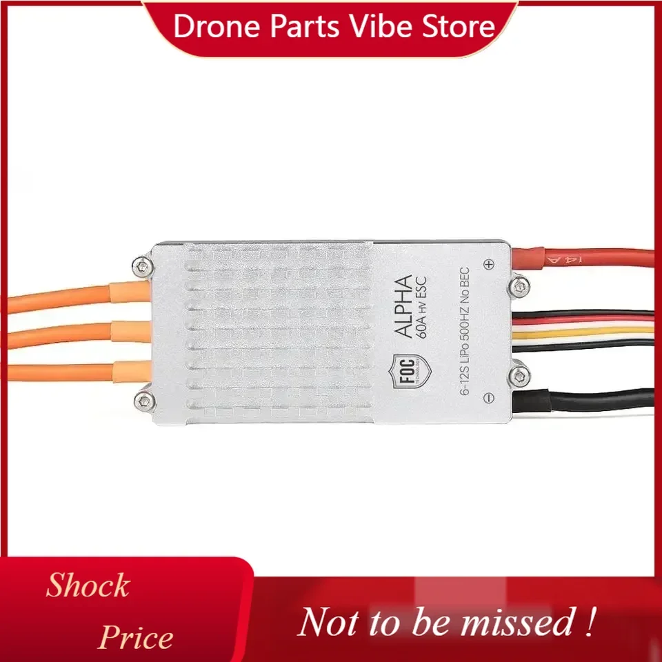 

DP T-Motor New Released ALPHA 60A/80A 12S V1.2 HV Speed Controller for RC Drone Multirotor FPV Plane Brushless Motor MN605S U8II