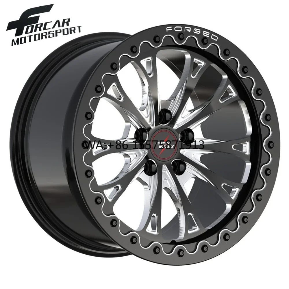 

Forcar Milling Craft High Quality 17 18 19 Inch Custom T6061 Factory Price 5*112 5*114.3 New Forged Wheels for 4*4 Off-Road