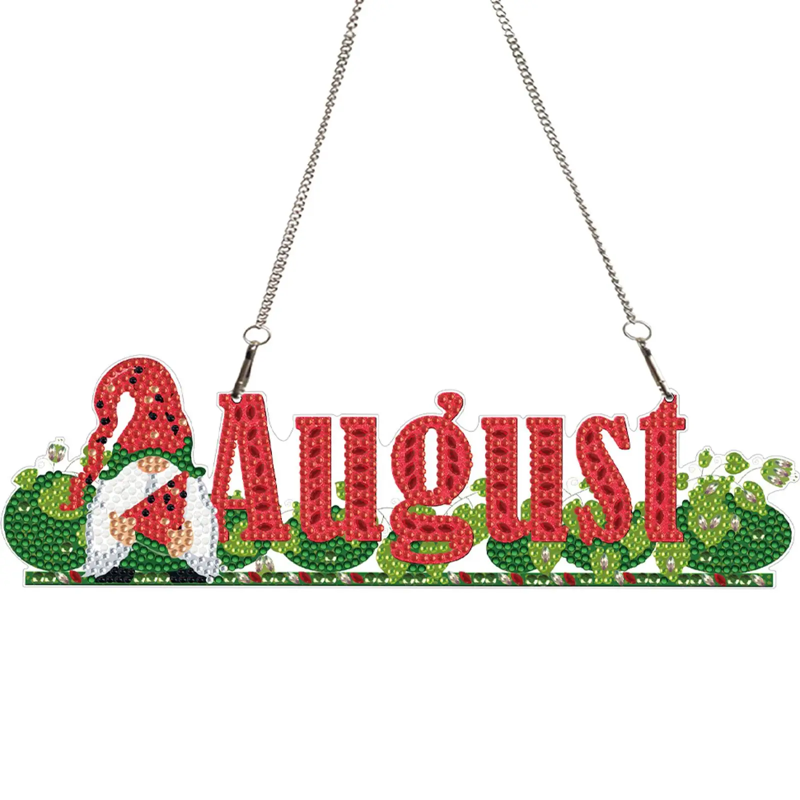 

Набор для творчества «Эльфийский календарь»: 2D/плоские подвески для окон с алмазной мозаикой, односторонняя алмазная вышивка, украшение для стен и дверей