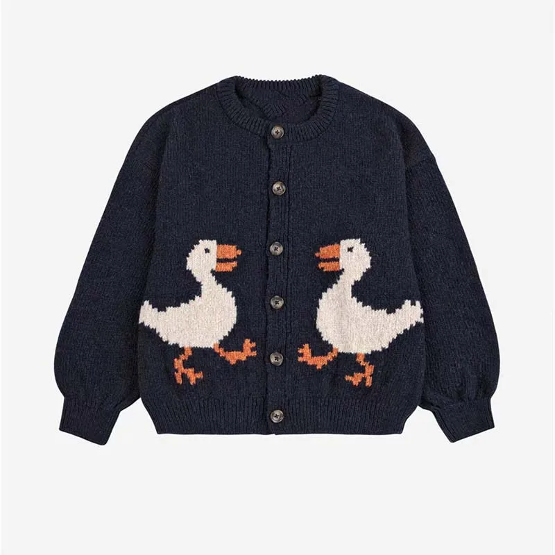 PER-SALE 2025 Autumn Winter BC Boys Girls Cute Sweaters Print Boys Pants Kids Sweaters Baby Girls Pants Kids Boutique Clothes - Image 3
