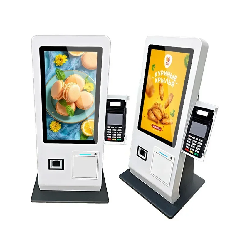 24 inch  touch screen wall-mounted pos machine Ordering payment Kiosk self service kiosks