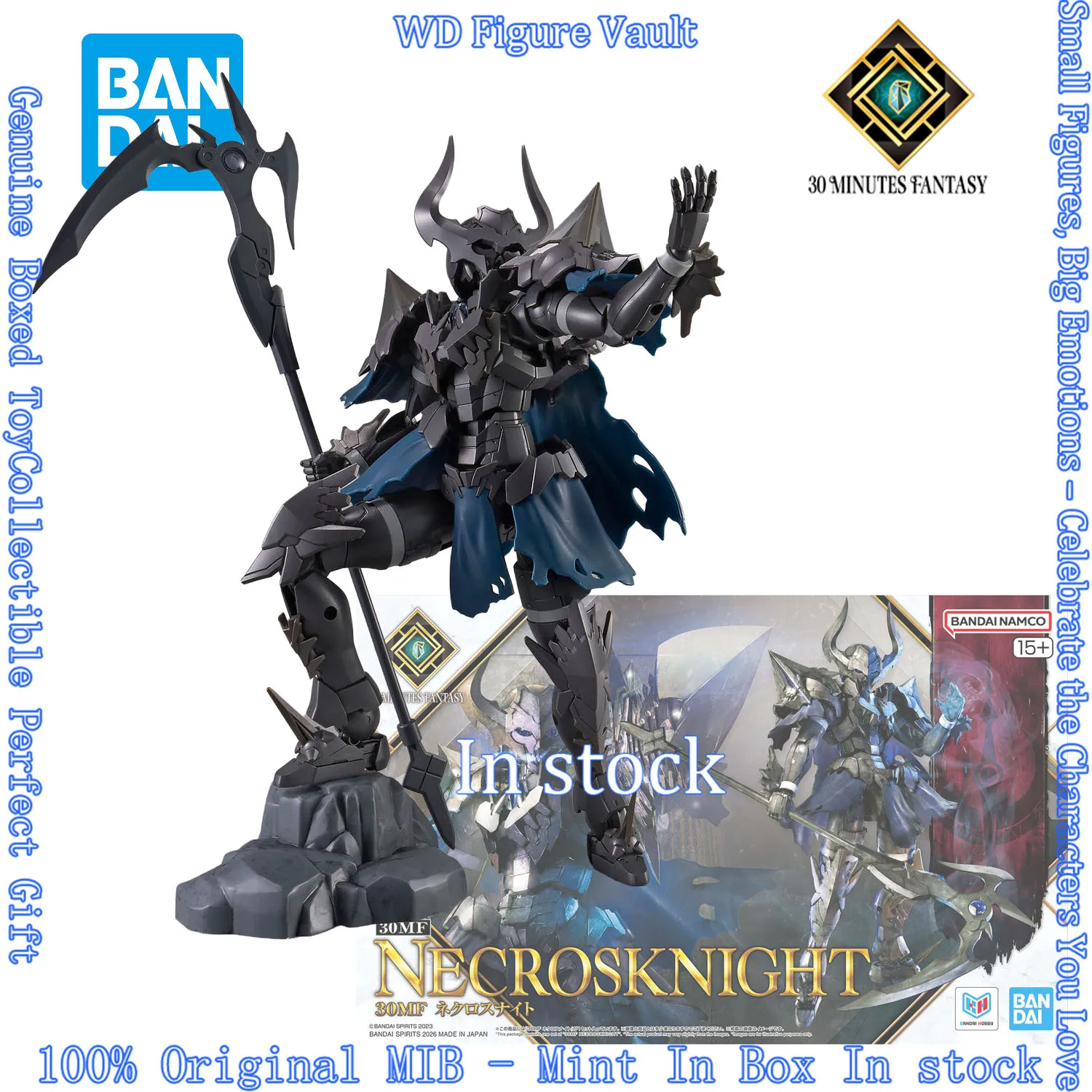 

В наличии: Сборная модель Bandai 30MF Necros Knight, фигурки, аниме-модель, оригинальная игрушка в коробке, подарок