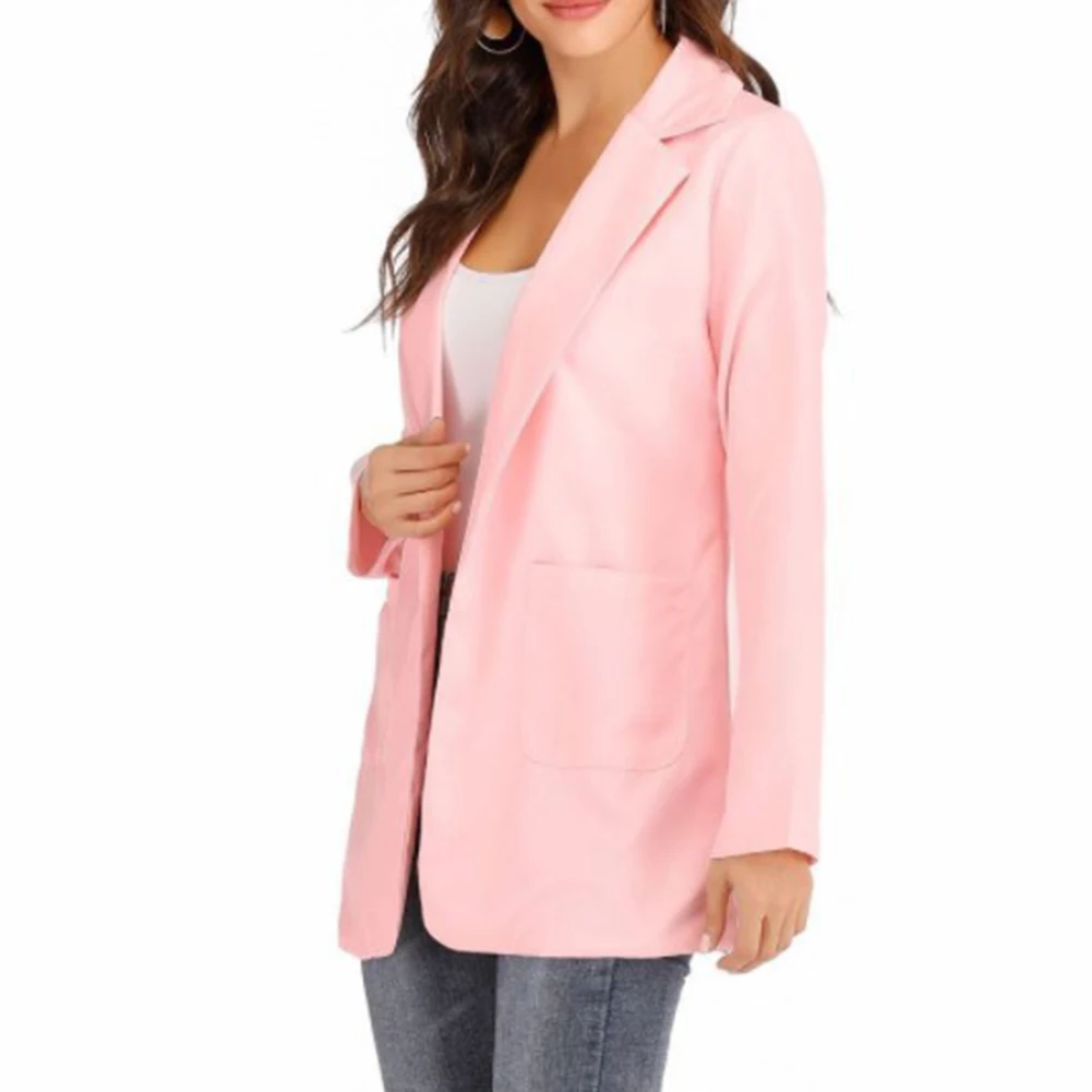 

Breathable women's slim lapel cardigan paired with an elegant suit jacket designed for casual use and year round wear
