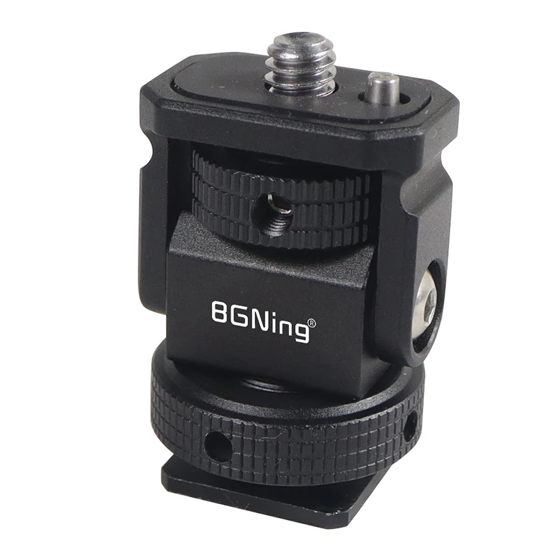 Monitor EVF Ständer Halter Kaltschuh Halterung für Kamera Feld Monitor Mikrofon Blitzschuh 180 Grad verstellbare Stabilisator Halterung – Detail 23