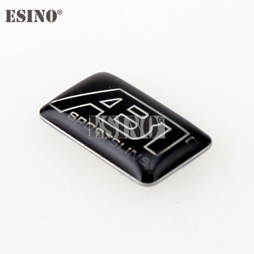 2 x Car Styling 3D Decorative Glue Decals Badges Adhesive Stickers Emblems Custom Motor Accessories for ABT Sports line