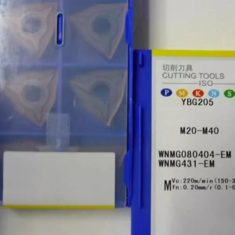 

Original CNC Carbide Inserts YBG205 YBG202 YBG205H YBM253 YBM153 YBM251 WNMG080404-EM WNMG 080404 WNMG080404 EM