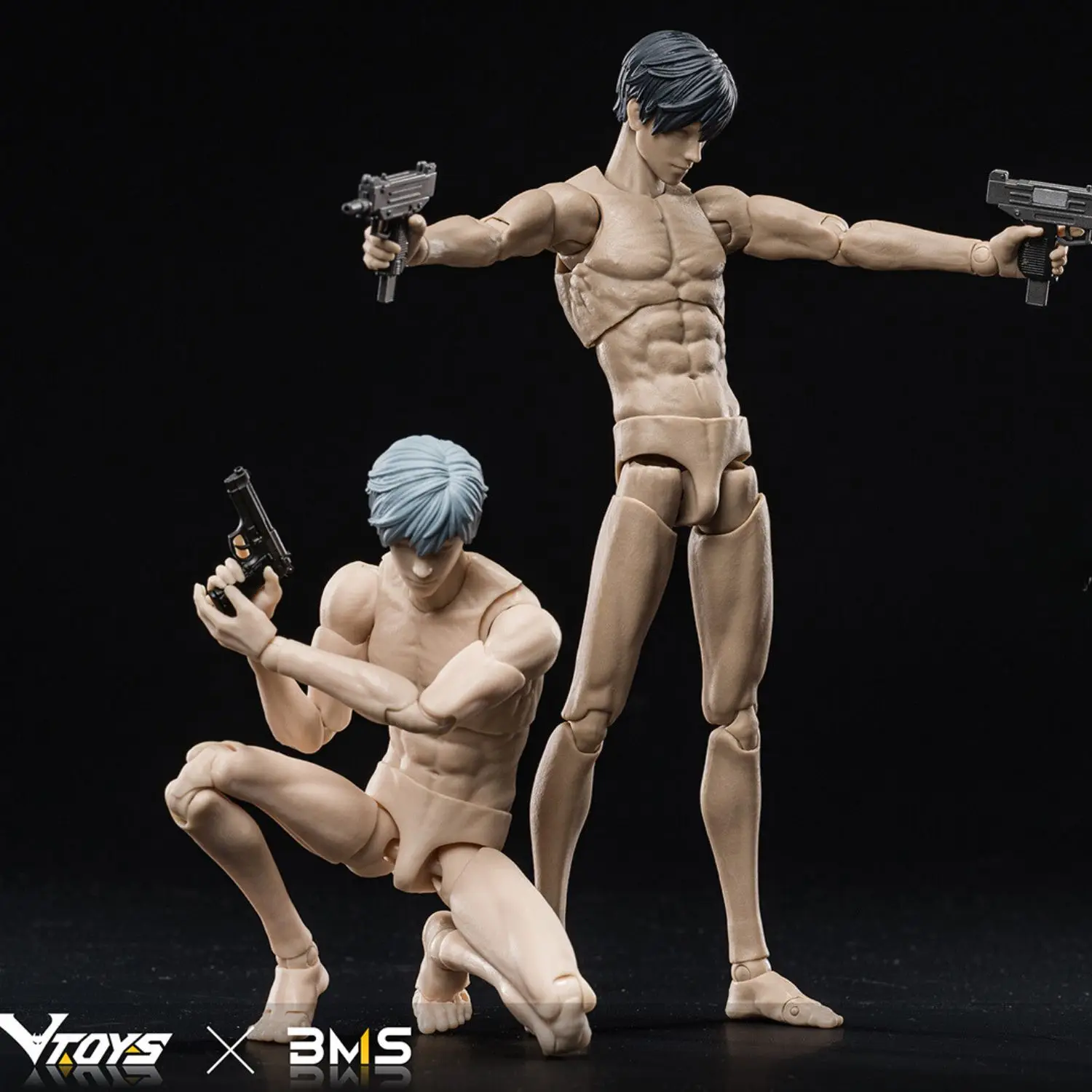 

VTOYS X BMS VB002 / VB003 1/12 Scale Male Muscular Body Super Flexible Movable Doll 6'' Action Figure Model Toys