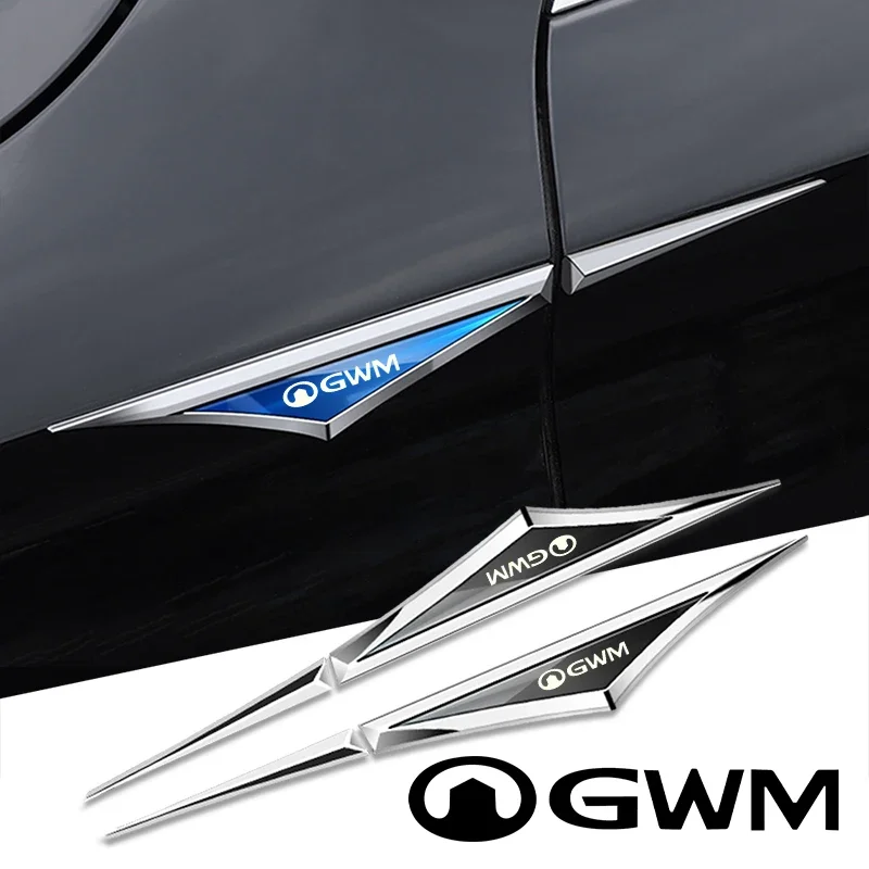 

2 шт. 3d автомобильные наклейки из сплава, автомобильные аксессуары, аксессуары для GWM Great Wall POER m4 steed h5 jims tang 300, диапазон