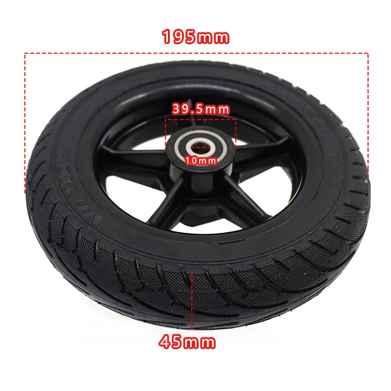 8 inch Scooter solid tyres 200x50 Wheel 10mm 12mm electric With wheel hub for Electric Scooter for Kugoo S1 S2 S3 C3