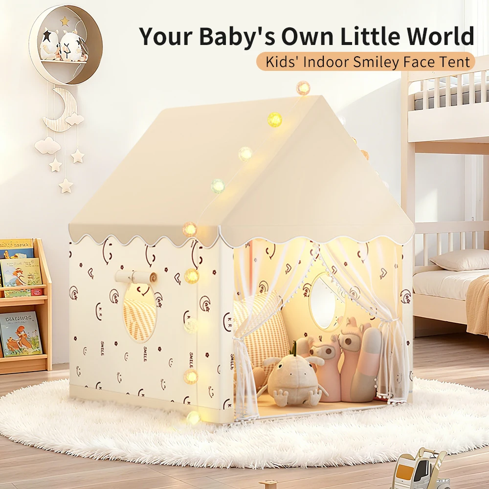 indoor-kids-tent-castle-playhouse-with-window-canopy-perfect-for-bedroom-or-living-room-fun-zone