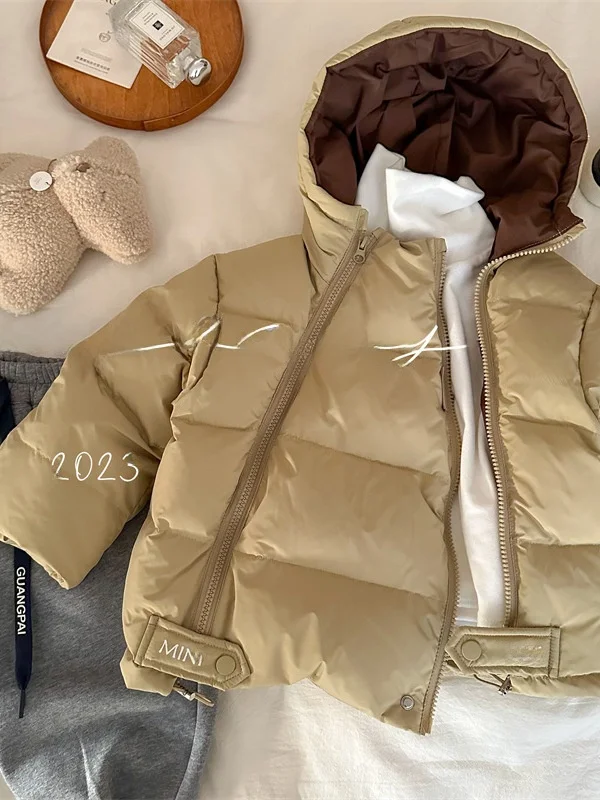 thiened-down-jaet-for-boys-and-girls-children's-winter-warm-waterproof-windproof-outdoor-casual-sle-polyester-fiber