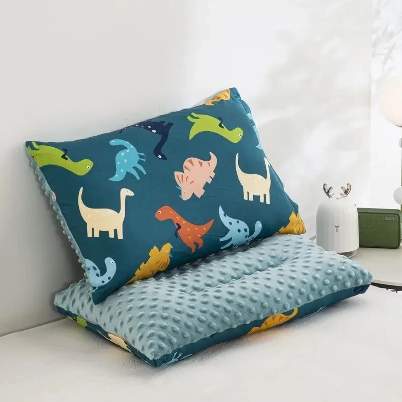 Quattro stagioni universale Double Sided Boys Girls Pillow cuscino per letto per bambini cuscino per bambini in cotone con motivo a stampa di