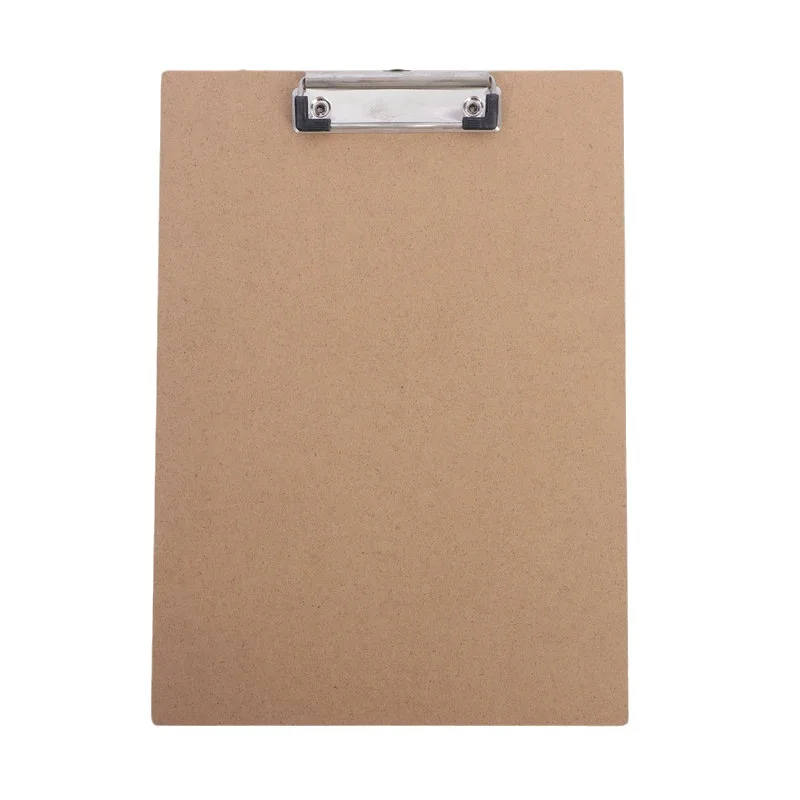 1 pçs a4/a5 prancheta de escrita de madeira pasta de arquivo de papel esboçar registro de reunião portátil pasta placas papelaria material de escritório