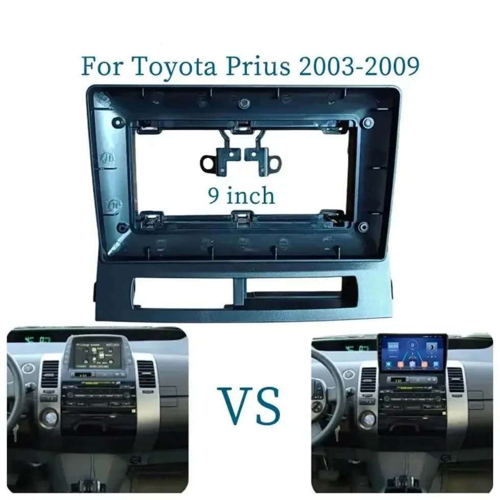 

Для Toyota Prius 20 Series 2003-2009 9-дюймовая Автомобильная Рамка адаптер Android радио приборная комплект панелей