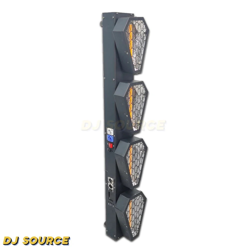 

Новый 4X80 Вт золотой 48X3W RGB ретро светильник бесконечное вращающееся сценическое освещение DMX512 для DJ дискотека вечеринка клуб сценические эффекты лампа