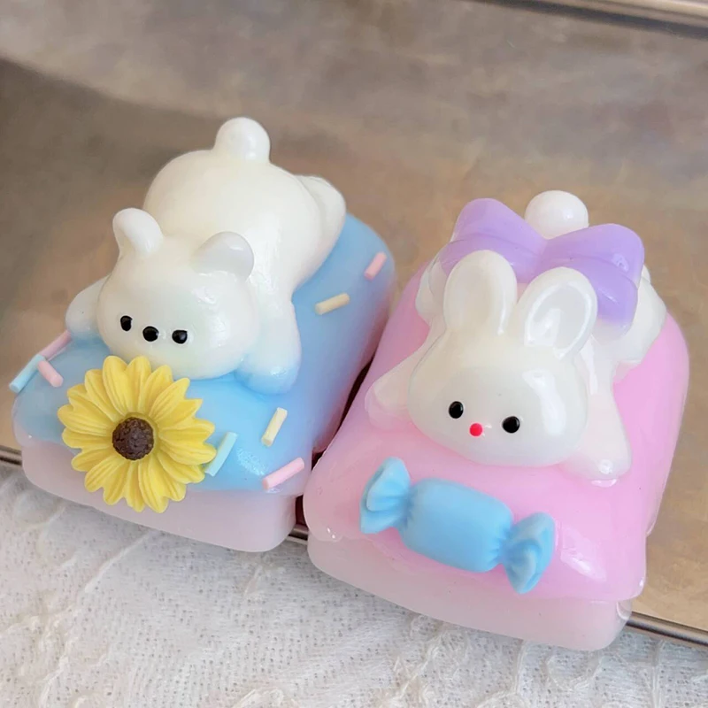 Cute Cartoon Bunny Puppy Squeezy Toys Soft Mochi Decompression Toys Slow Rebound Squeezing Fidget Toy For Kid Gifts