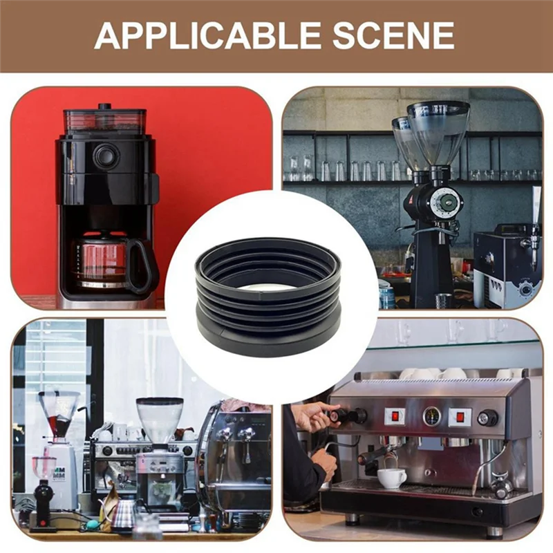 AF93-Hoppers Mieszek do mielenia ziaren kawy Jednorazowe zbiorniki do Baratza, silikonowy mieszków wielokrotnego użytku, pojemnik na ziarna młyna do kawy