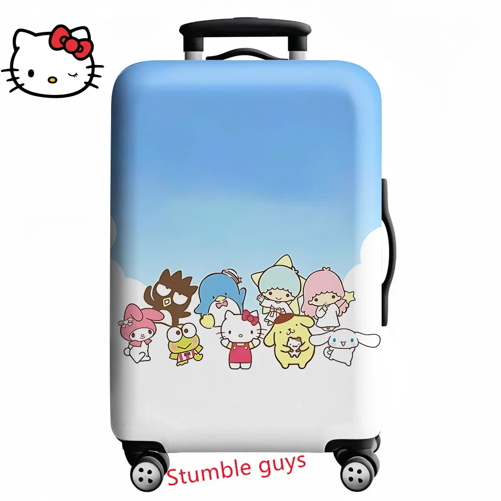 غطاء الأمتعة Demon Hunters Kpop يناسب حقائب السفر مقاس 18-32 بوصة بطباعة الرسوم المتحركة