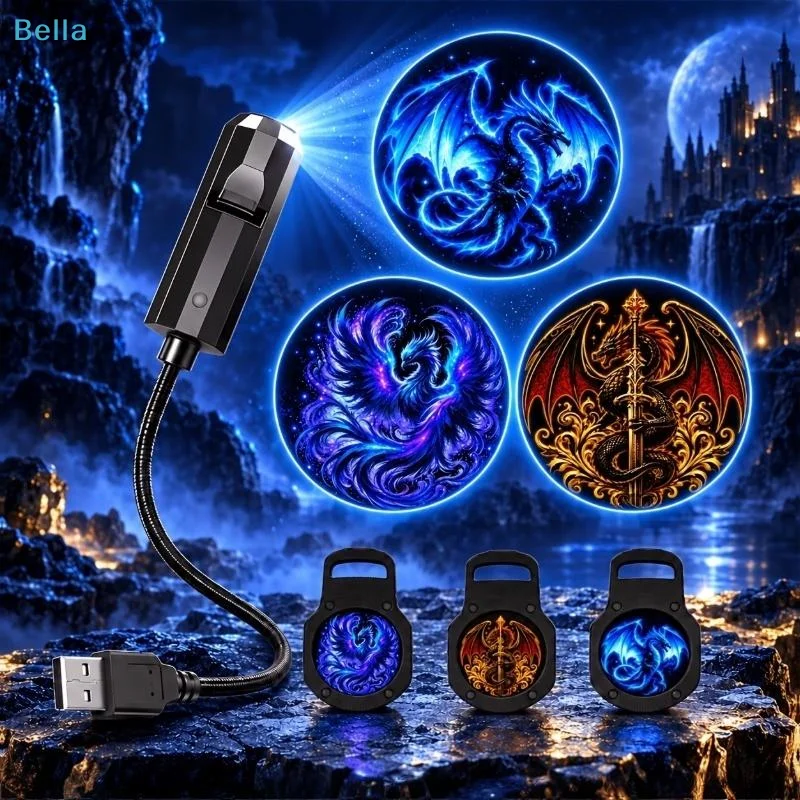 〔M〕1Set USB Powered Planet Projector Light Projection Modes For Bedroom Home Party Ambient Lighting