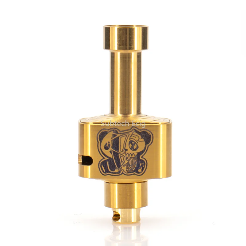 Wick'D REMIX’D RBA Panda V4 Bridge Vapeshell Atomizone's For Billet Box BB Mod Pulse AIO Kit Boro Tank 316SS With 7pcs Air Pins