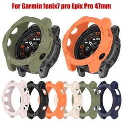 Protective Case for Garmin Fenix 7 7X Pro Hollow Frame Bumper Protector TPU Watch Cover For Epix Pro 51mm 47mm Shell Accessories