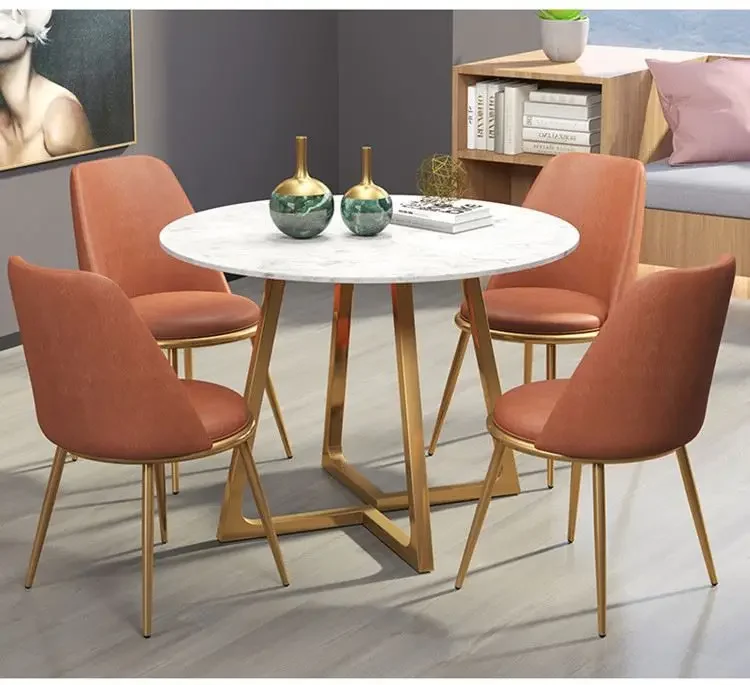 

For High Quality Modern Luxury Round Marble Dining Table