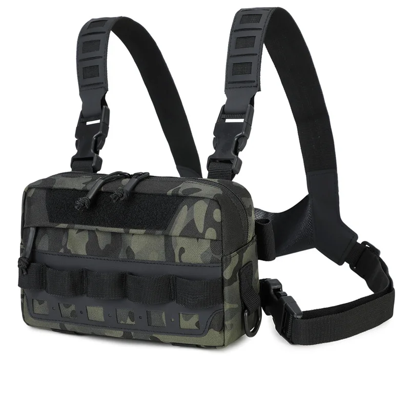 

Мужской камуфляжный жилет для рыбалки, тактические рыболовные приманки, нагрудные сумки, мужские уличные походные дорожные поясные сумки, поясная сумка