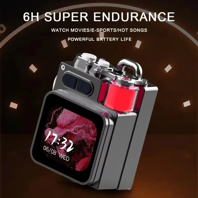 

Wireless Bluetooth Speaker app control Bass Outdoor Speakers Portable LED Display Screen with RGB Light Desktop Subwoofer