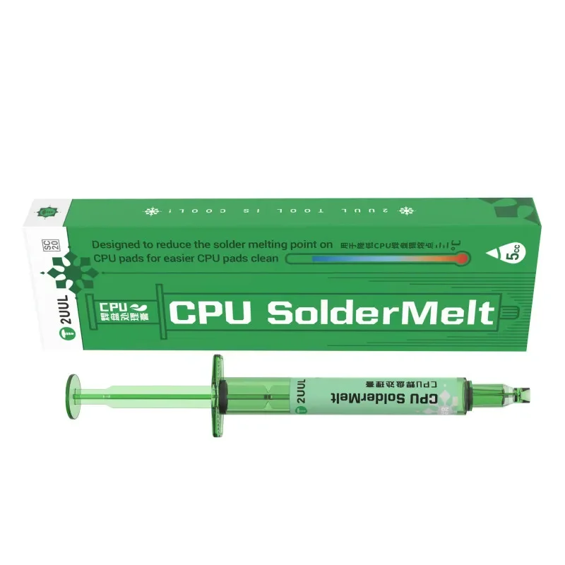 2UUL SC20 CPU SolderMelt for Mobile Phone Motherboard Repair Effectively Reduce Solder Melting Point on CPU Pads