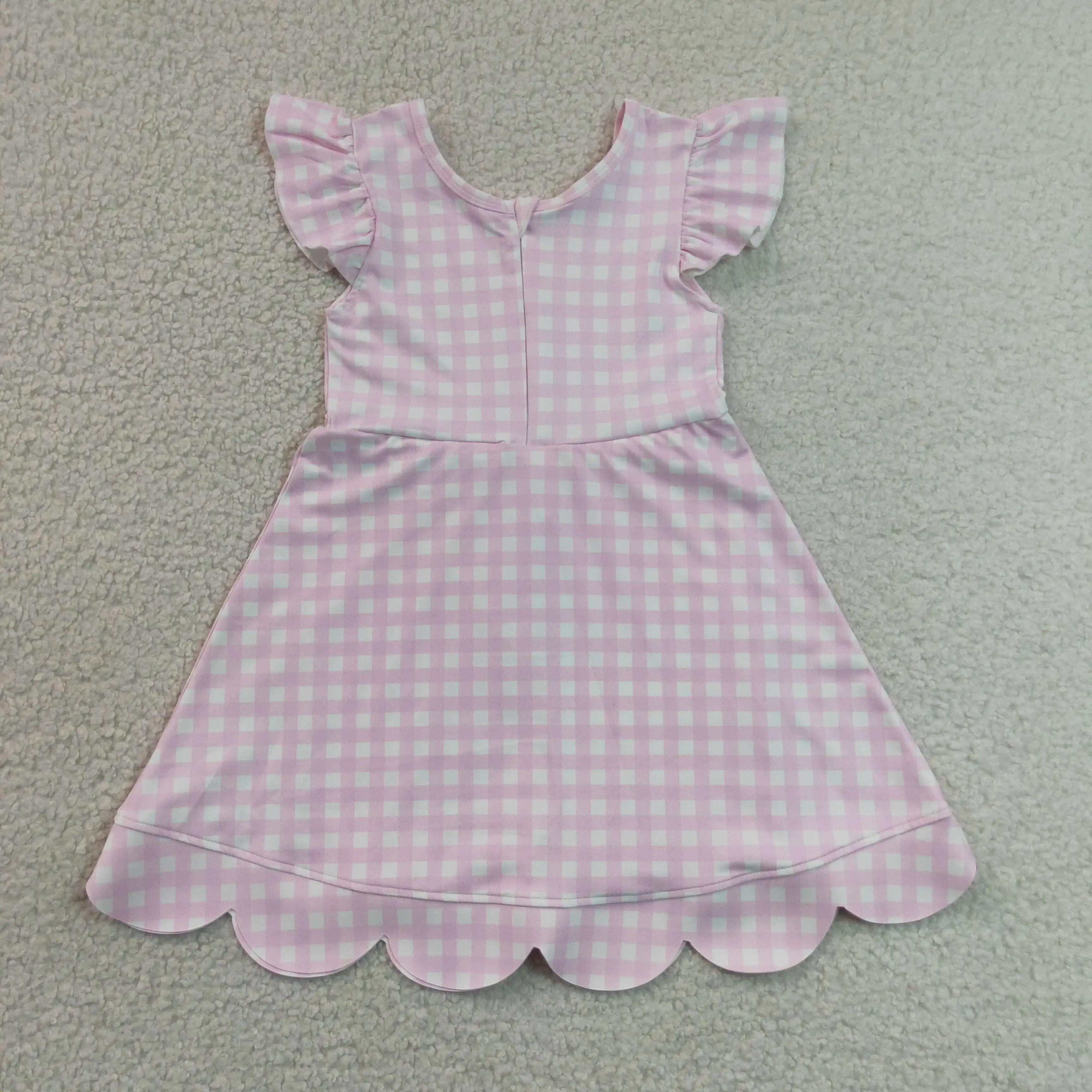卸売ガールズキッズスカートショーツ幼児ヨガ半袖膝丈チェック柄 - Baby Yoga Clothing のレビューと価格