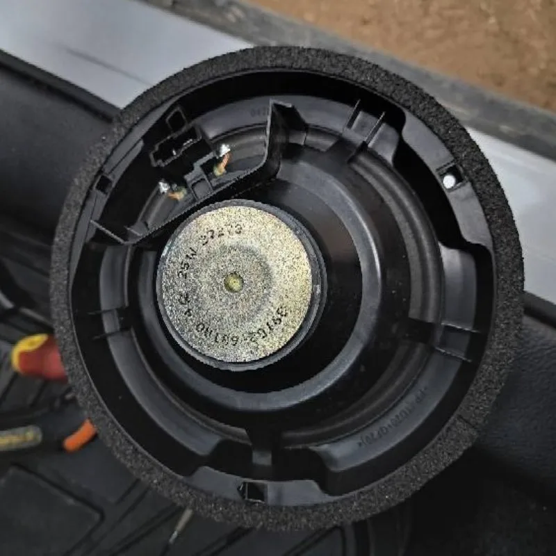 Car Front Rear Door Bass Speaker Horn Mat Adapter wire Cable Ring 6.5\
