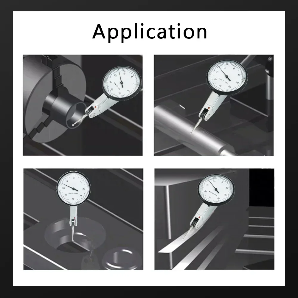 0-0.8mm Lever Dial Test Indicator Precision Dial Indicator 0-0.8 Dial Test Indicator Gauge