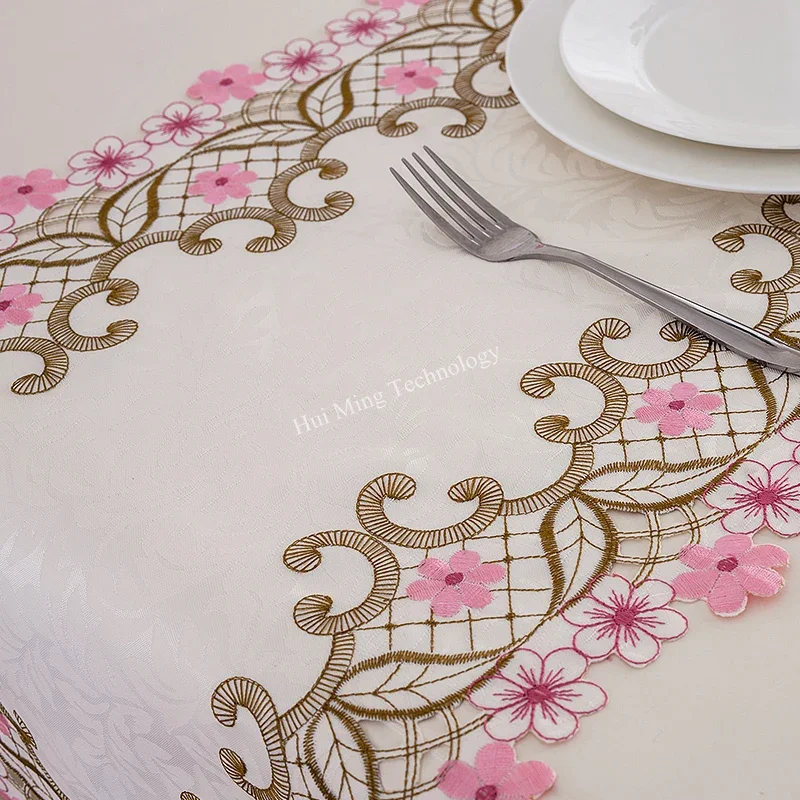 Table Runner For Dining Table Runners Europe Embroidered 40*200cm Fresh Tv Cabinet Cover Modern Table Cloth Flag Wedding Party
