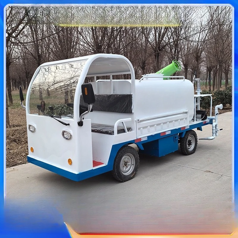 

New energy sprinkler four-wheel sprinkler village road dust removal small sprinkler