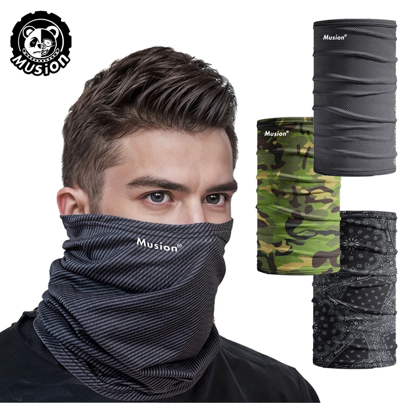 Breathable Motorcycle Mask Quick Dry Mesh Bandana Anti Dust UV Head Scarf Men Cool Fabric Sun Protection Rider Cycling Outdoor