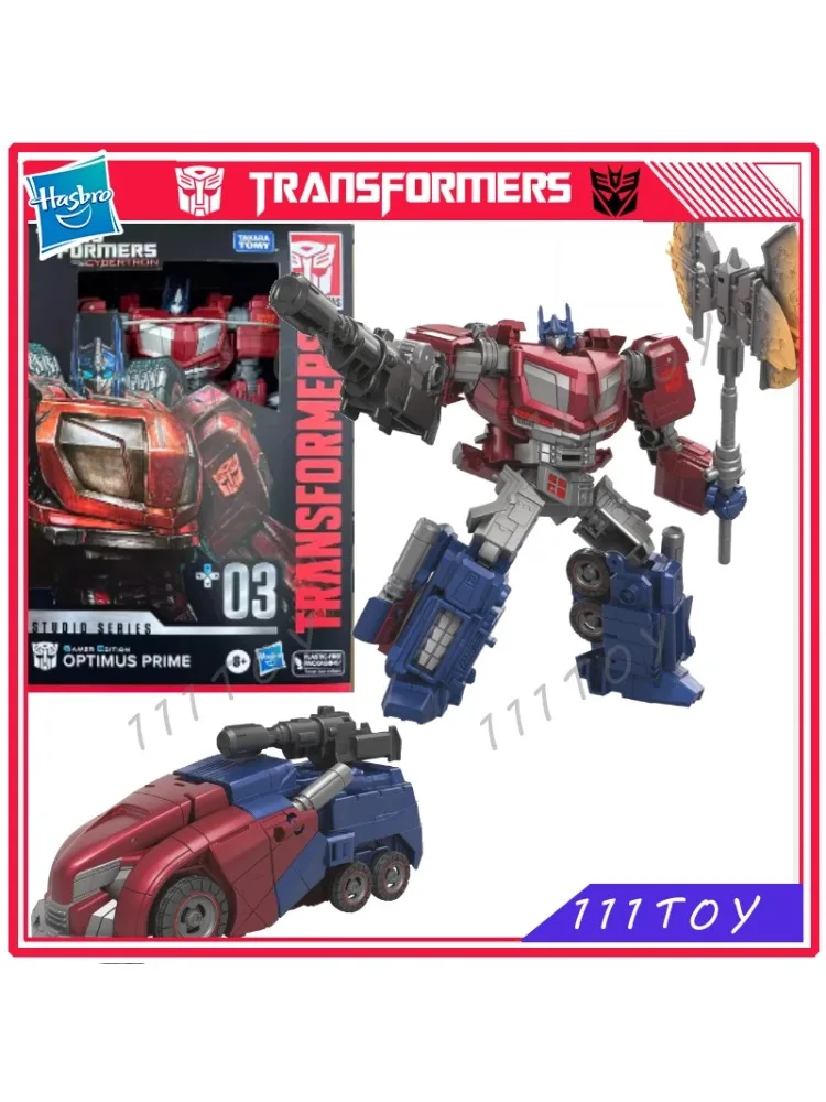 Na Stanie Hasbro Transformers Classic Toys Gamer Edition SSGE-03 Optimus Prime Figurka Akcji Robot Zabawka Kolekcjonerska Prezenty Hobby — 2
