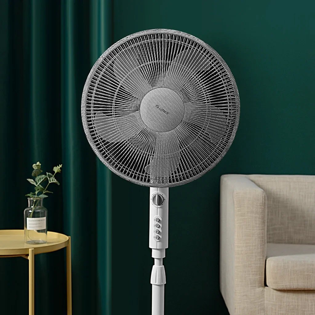 Kids Safety Electric Fan Dust Cover Fan Cover Dustproof Stand Fan Protector Cover Mesh Universal Stand Fan Cover Protectiver image 2
