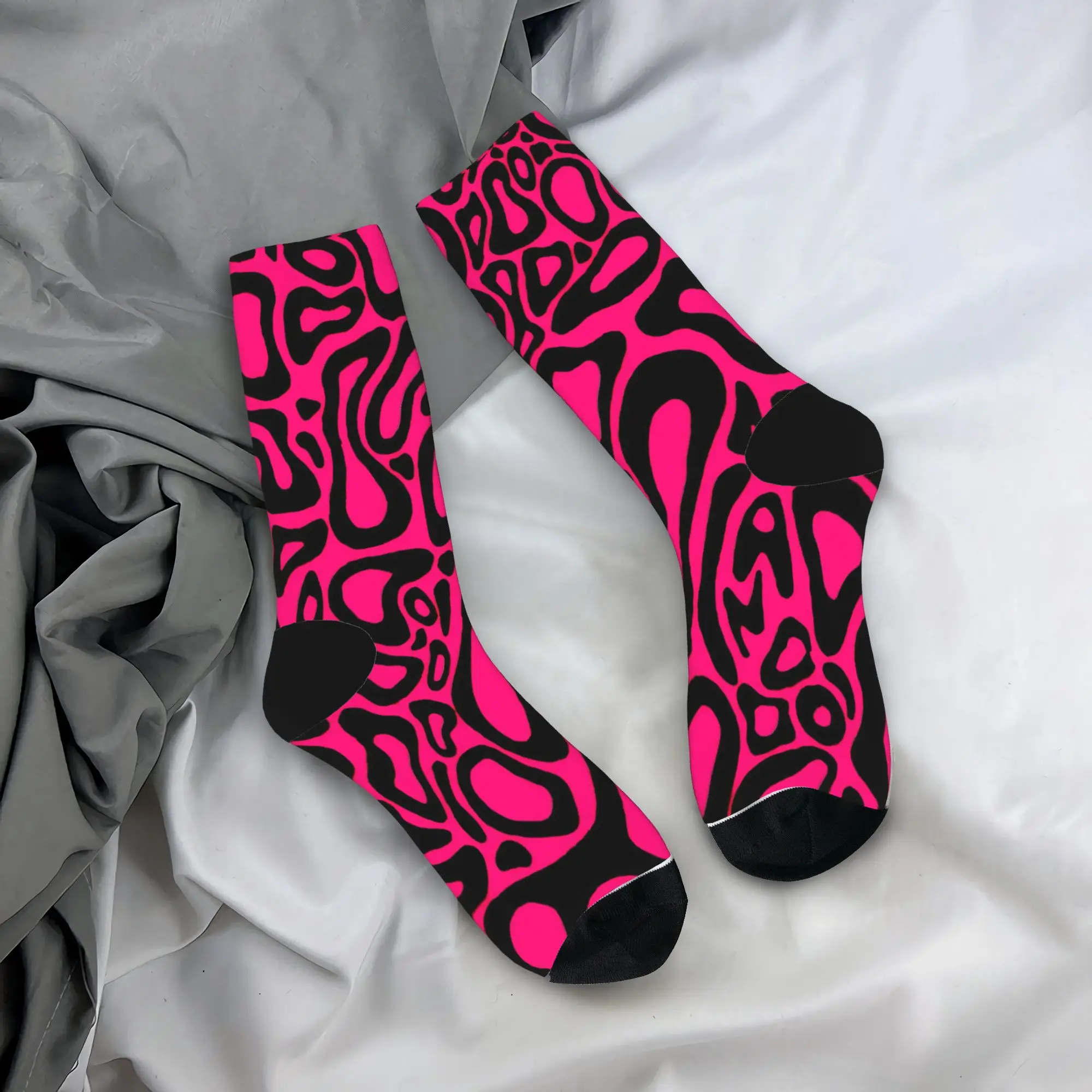 Racing Driver Stockings L-Landos Helmet Design Funny Socks Couple Warm Soft Socks Spring Running Custom Anti Slip Socks Gift