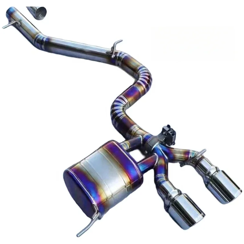 Titanium Single Mid Pipe Exhale System, High Performance Auto Accessories, BMW M3, M4, G80, G8X, 3.0T, 2021-2023