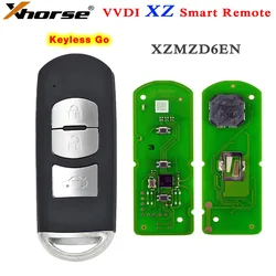 1/2/5pcs XHORSE XZMZD6EN Special PCB Smart Key Board with 3 Buttons Shell Exclusively for Mazda Remotes