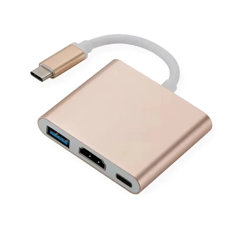Typec 3-in-1 docking station game console mobile phone computer hdtv multi-function usb hub converter