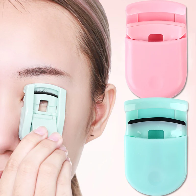 Mini rizador de pestañas colorido, herramientas de extensión de pestañas portátiles profesionales, accesorios de maquillaje de pestañas de estilo de larga duración, 1 Uds.