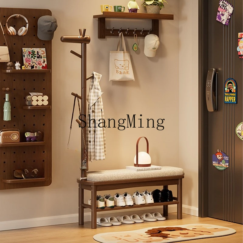 

SM hats and hangers integrated with hangers, and the shoe cabinet entrance can be sat at the entrance of the household.