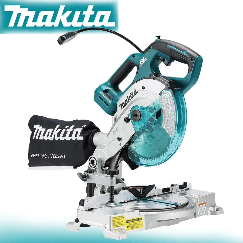 Makita DLS600Z 18V LXT Compact Brushless Cordless 165mm Mitre Saw High Cutting Performance Automatic Torque Drive Power Tool