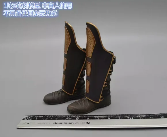 

HAOYUTOYS HH18057 1/6 Roman General Gold Edition Boots+Calf Guards Model for12''